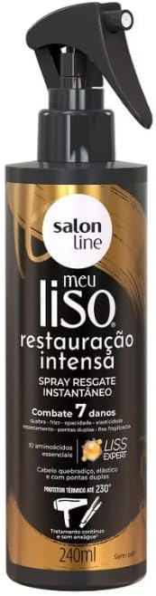 Salon Line Spray Spray Resgate Instantâneo Meu Liso Restauração Intensa (240ml)